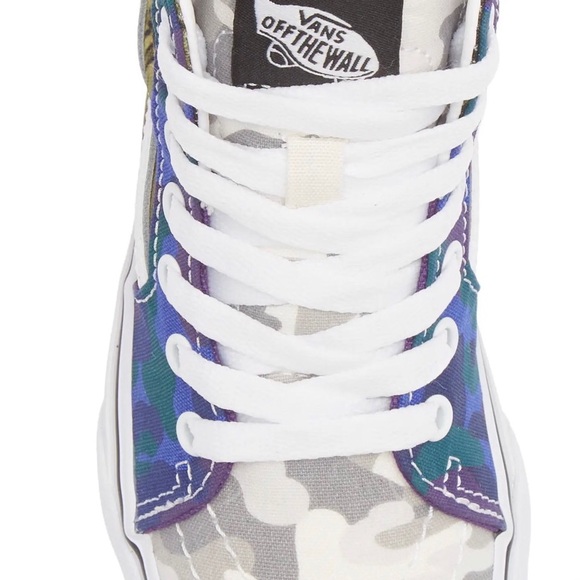 VANS AUTHENTIC SK8-HI Camocollage Multi Boys size 1.0 BACK TO SCHOOL SALE! - Picture 3 of 7